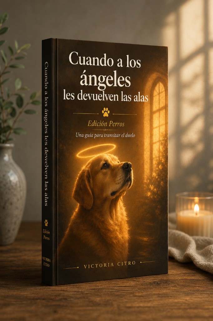 Portada del libro Cuando a los ángeles les devuelven las alas, Edición Perros, de Victoria Citro